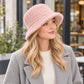 Textured Bucket Hat with Soft Polyester Fabric and Lined Interior