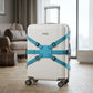 2 Pack Adjustable X Shaped Luggage Straps with Buckles
