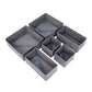 6 Piece Drawer Organizer Set Closet Storage Bins for Underwear Socks Foldable Storage Boxes