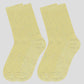 Chic Style Solid Speckled Crew Socks Non Slip Cotton for Casual 2 Pairs 4 Season