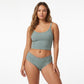 2 Pack Ribbed Floral Lace Hipster Underwear