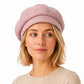 Wool Blend Houndstooth Beret Hat Vintage Painter Cap for Fall Winter