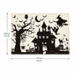 Halloween Ghost Pumpkin Skeleton Placemat Set of 4