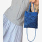 Hand-Crocheted Sequin Crossbody Bag Small Square Shoulder Bag for Phone and Essentials