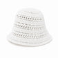 Crochet Bucket Hat Open Knit Brim Lightweight Packable Summer Beach Hat