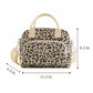 Printed Corduroy Lunch Bag with Adjustable Shoulder Strap