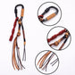 Carabiner Cord Tassel Backpack Charm Keychain