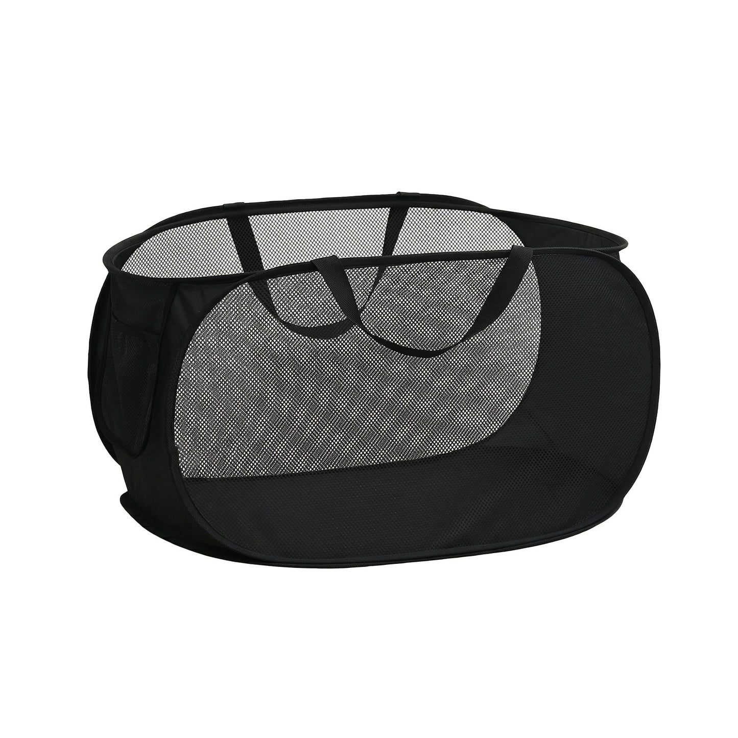 Collapsible Mesh Laundry Basket Large Capacity Pop Up Hamper Foldable Clothes Storage Bin