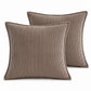 2 Pack Soft Ribbed Corduroy Throw Pillow Covers 18 x 18 Inch Solid Color
