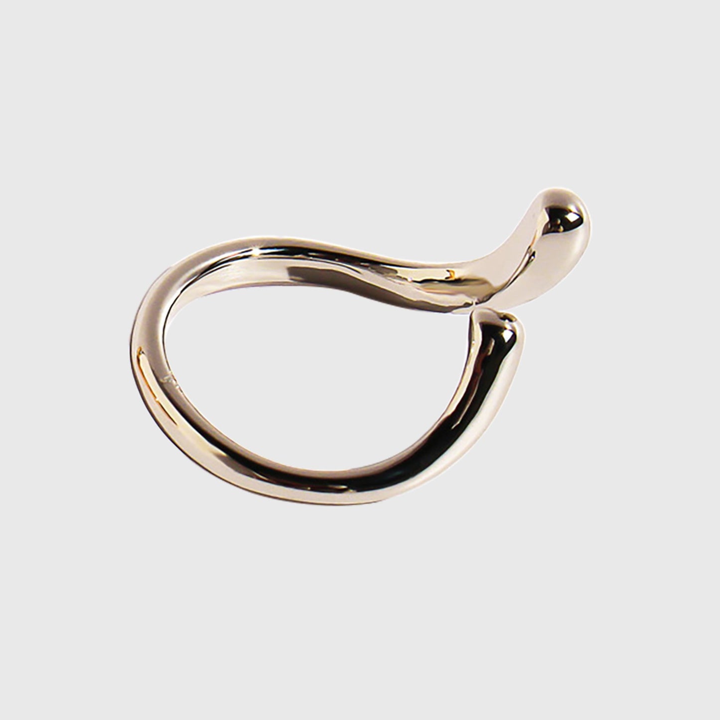 Women's Minimalist Geometric Open Ring - Adjustable Line Statement Ring for Daily & Modern Styling