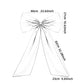 Large Decorative Bow with Long Tails for Holiday Decor