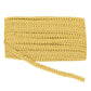 Gimp Braid Trim, 27 Yards Gold and Silver Metallic Edge Woven Trim, Curtain Slipcover Costume Decoration Sewing DIY Craft