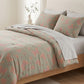 4-Piece Cotton Bedding Set with Butterfly Print Duvet Cover and Pillowcases