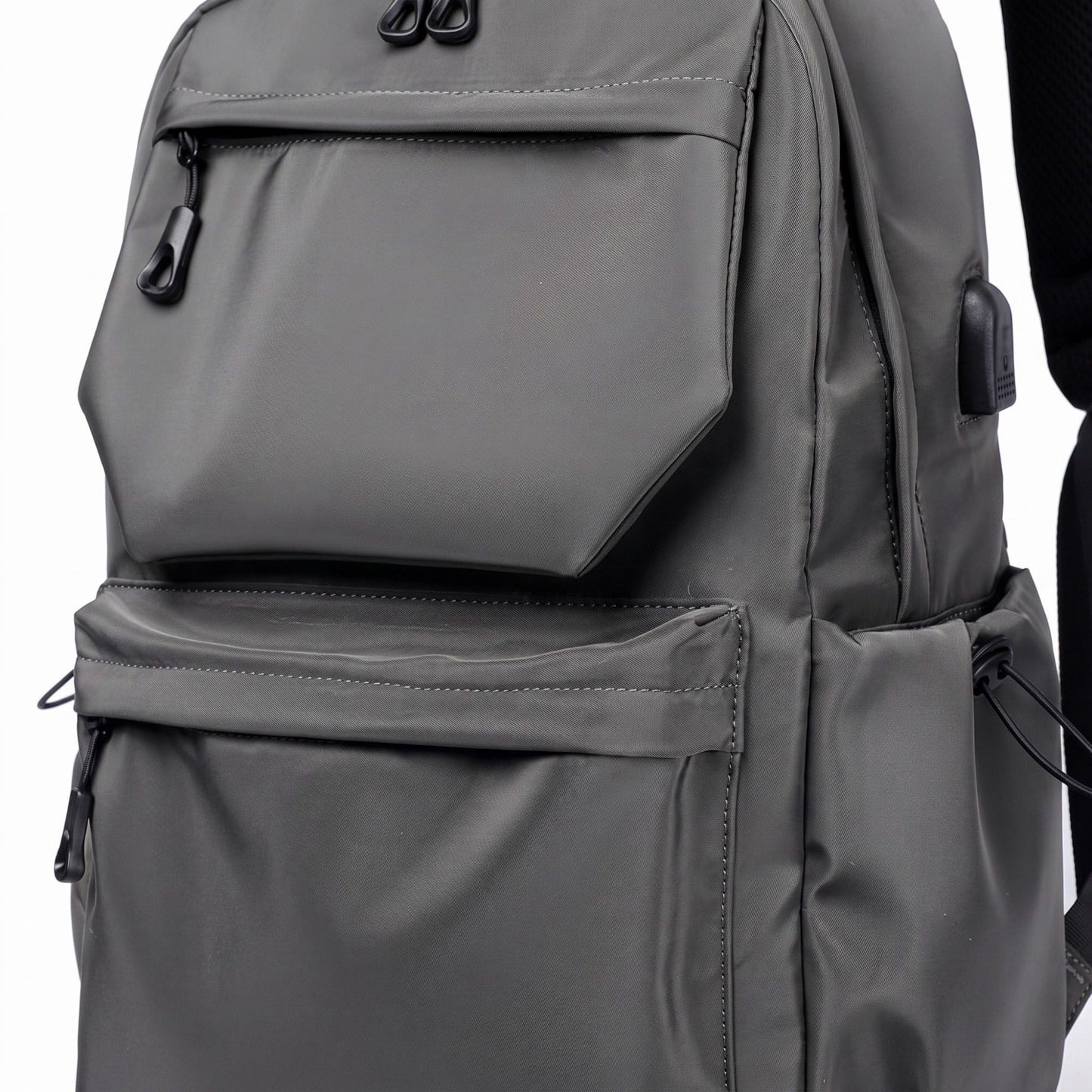 Modern Minimalist Laptop Backpack -  Multi-Pocket Daypack for School, Work, and Travel