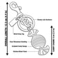 Rhinestone Candy Keychain and Bag Charm