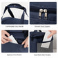 Insulated Lunch Tote Bag with Front Pocket Mesh Side Pockets and Dual Zipper