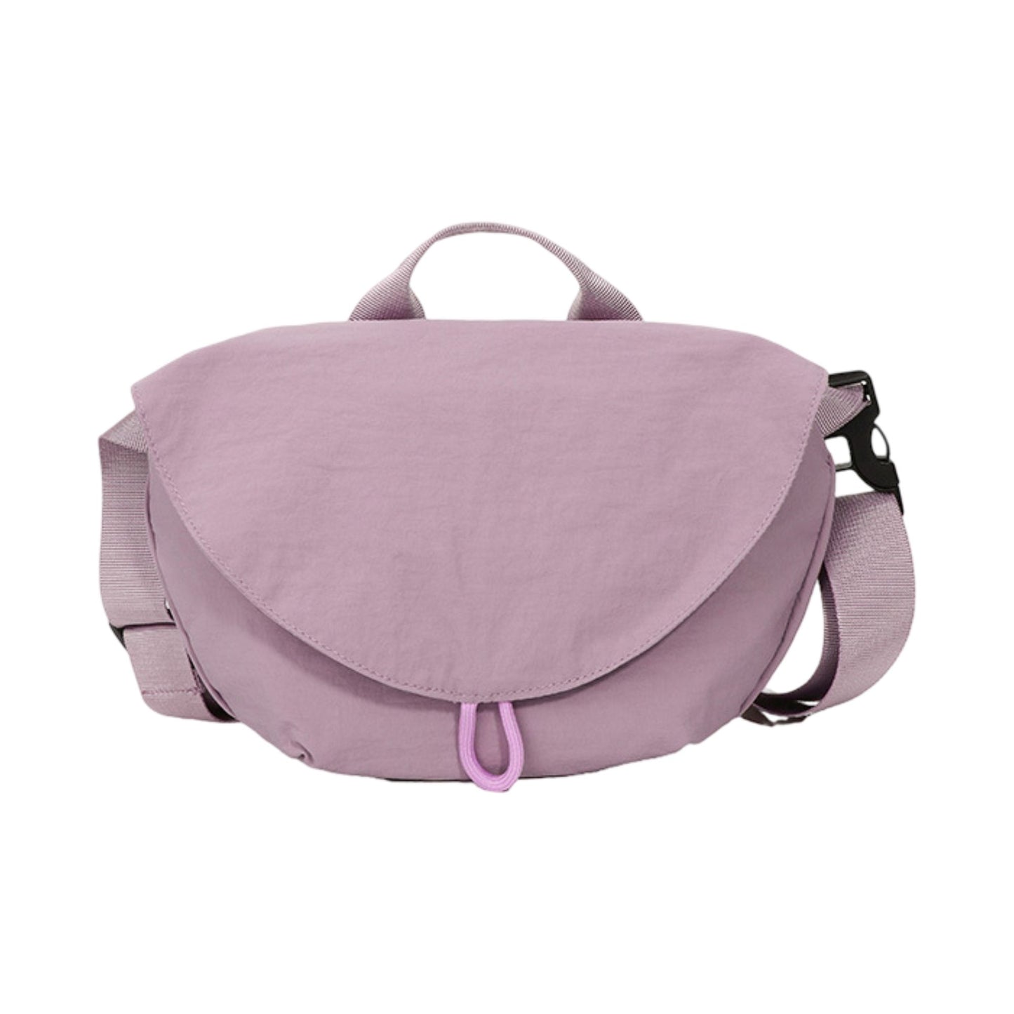 Flap Crossbody Bag with Adjustable Strap and Top Handle