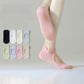 4 Pairs Non-Slip Yoga Socks Soft Cotton Grip Sole Low-Cut Design with Arch Ventilation for Pilates Barre