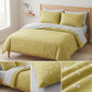 4-Piece Cotton Bedding Set with Cherry Print Duvet Cover and Pillowcases