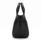 Padded Puffer Tote Bag with Rounded Top Handles and Exterior Front Pocket 13x6.5x4in