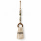 Coastal Beaded Wood Ring Towel Hanger