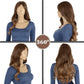 Women's Long Wavy Wig with Bangs
