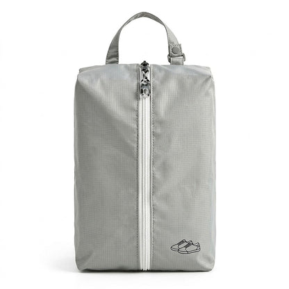 Travel Shoe Bag with Zipper Closure and Carry Handle