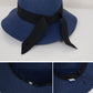 Wide Brim Straw Sun Hat with Black Ribbon Bow Adjustable Chin Strap Inner Sweatband for Outdoor and Travel Use