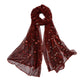 Sequin Sheer Scarf Lightweight Sparkly Shawl Wrap