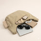Nylon Crossbody Bag with Adjustable Strap Lightweight Shoulder Sling Bag with Zip Pockets