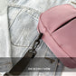 Mini Crossbody Bag - Lightweight Canvas Small Shoulder Bag for Casual Daily & Outdoor Use