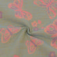 4-Piece Cotton Bedding Set with Butterfly Print Duvet Cover and Pillowcases