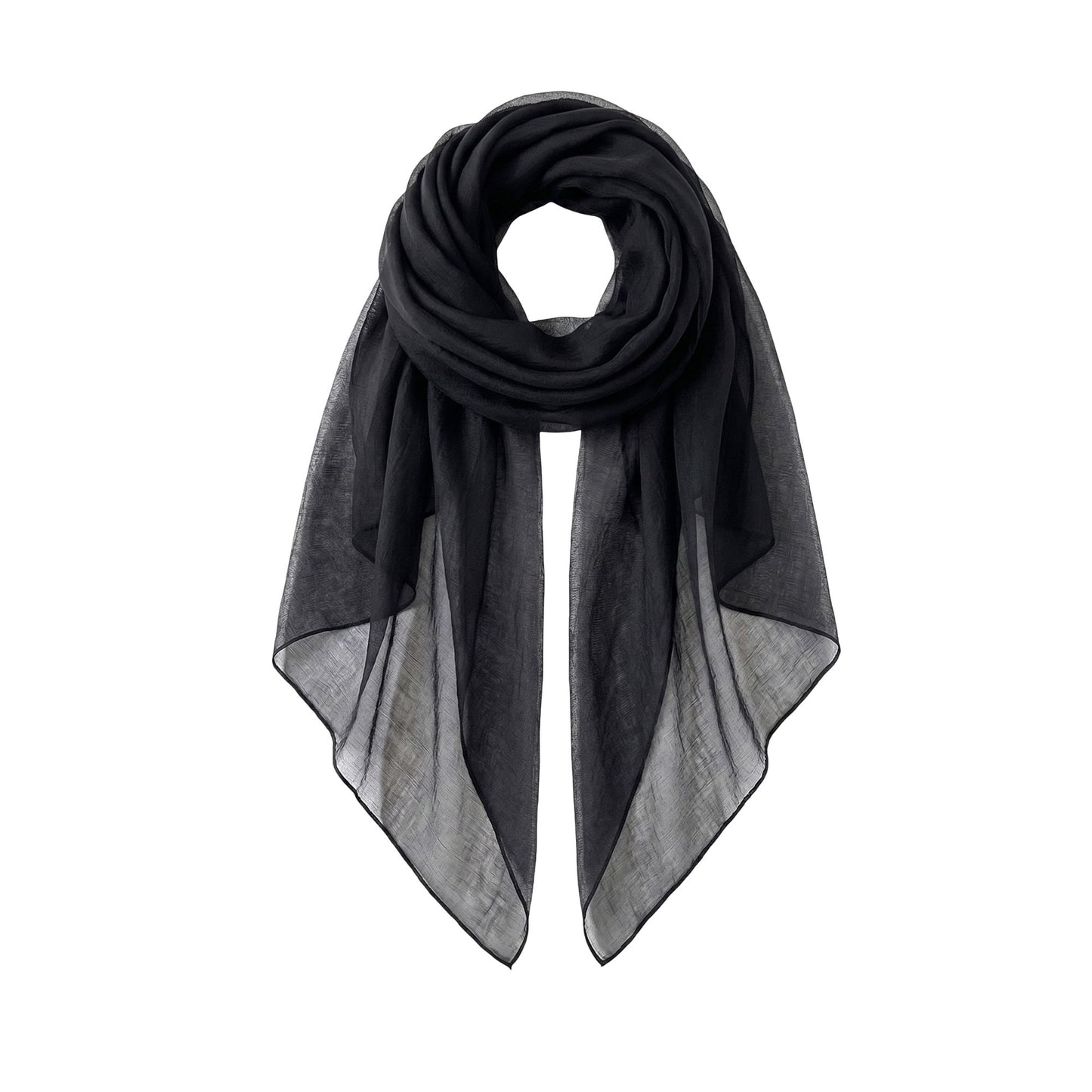 Lightweight Solid Color Fashion Scarf Elegant Long Wrap Shawl 70.5¡Á27.5 Inches