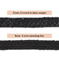 Sewing Sequin Trim 1.2 Inch 6 Row, 25 Yards Glitter Sequin Strip Ribbon Metallic Stretch Bling Fabric DIY Craft Decoration