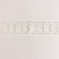 Sheer Floral Lace Belt with Long Tie Ribbon Accent 53in