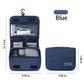Hanging Toiletry Bag with Multiple Compartments Zipper Closure Travel Organizer Cosmetic Storage Case Portable