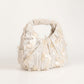 Sequin Hobo Shoulder Bag with Oversized Paillette Details Padded Handle
