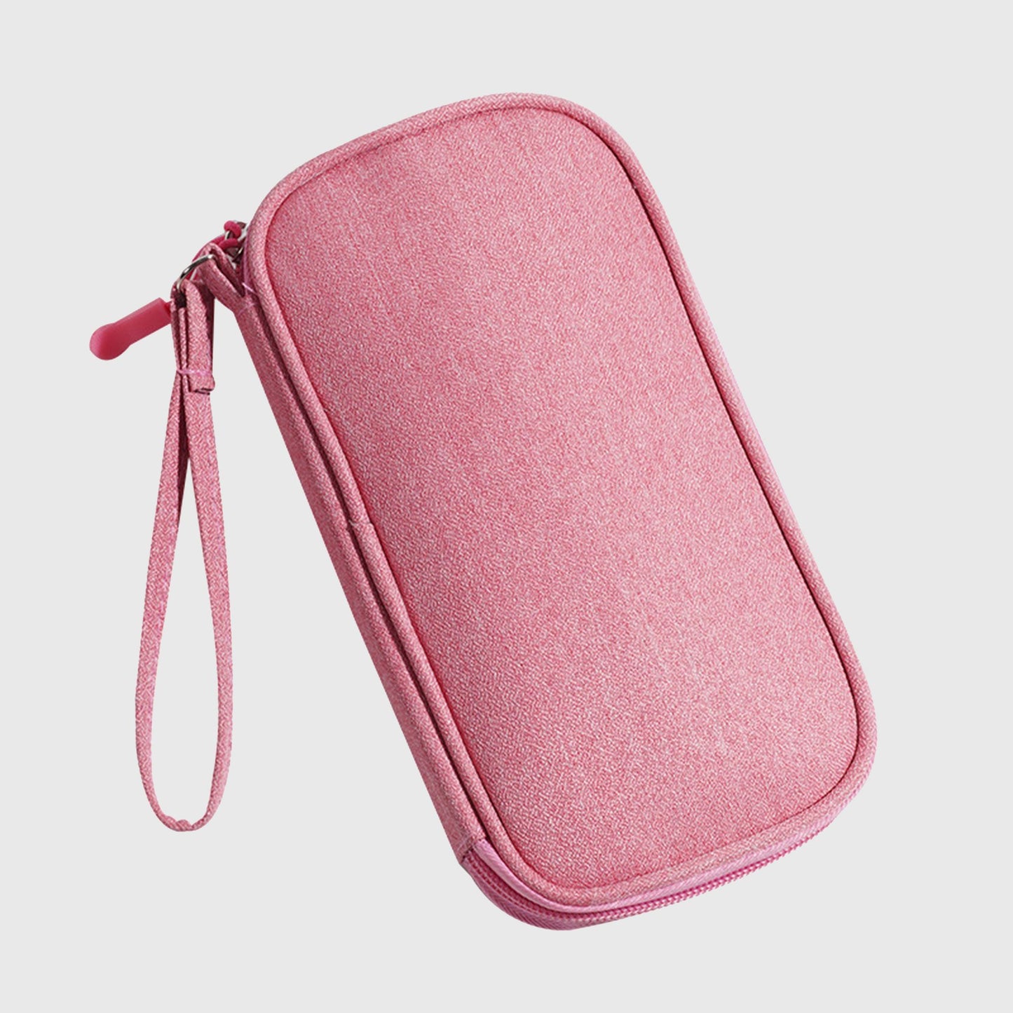 Wristlet Pouch - Compact Zippered Handbag for Daily Essentials Use