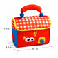 Kids Cartoon Lunch Bag with Padded Handle and Zipper Closure