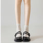 4 Pairs Women's Lace Knit Crew Socks Lightweight Breathable Mesh Style with Elastic Cuff in Assorted Patterns