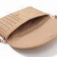 Woven Straw Crossbody Clutch Bag with Flap Closure Adjustable Strap Lightweight Shoulder Handbag