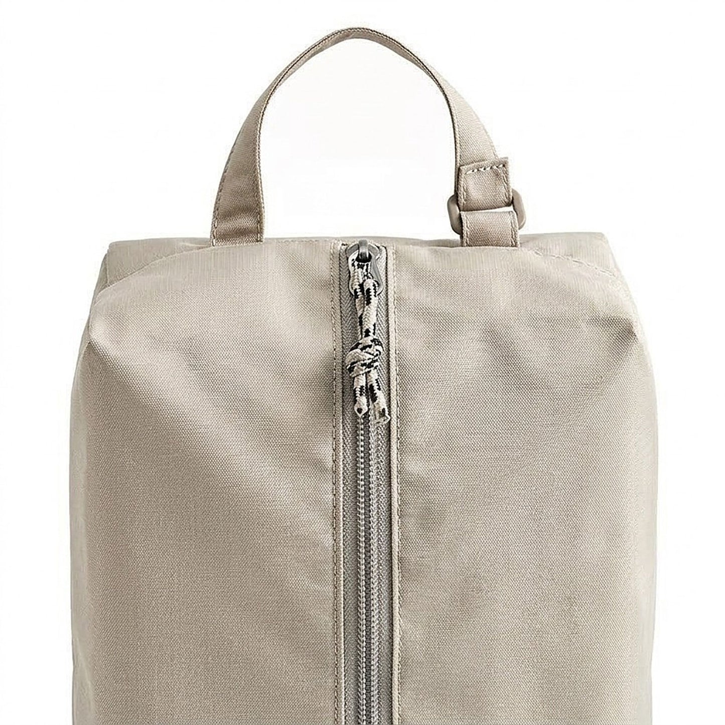 Travel Shoe Bag with Zipper Closure and Carry Handle