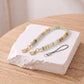 Beaded Phone Wrist Strap with Removable Clasps