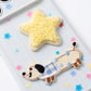Dog Patch Star Phone Case Textured Back Raised Camera Edge Decorative Cover