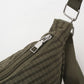 Plaid Nylon Crescent Shoulder Bags with Adjustable Strap Lightweight Casual Crossbody Bag