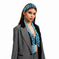 Sequin Floral Skinny Scarf Mesh Neck Wrap