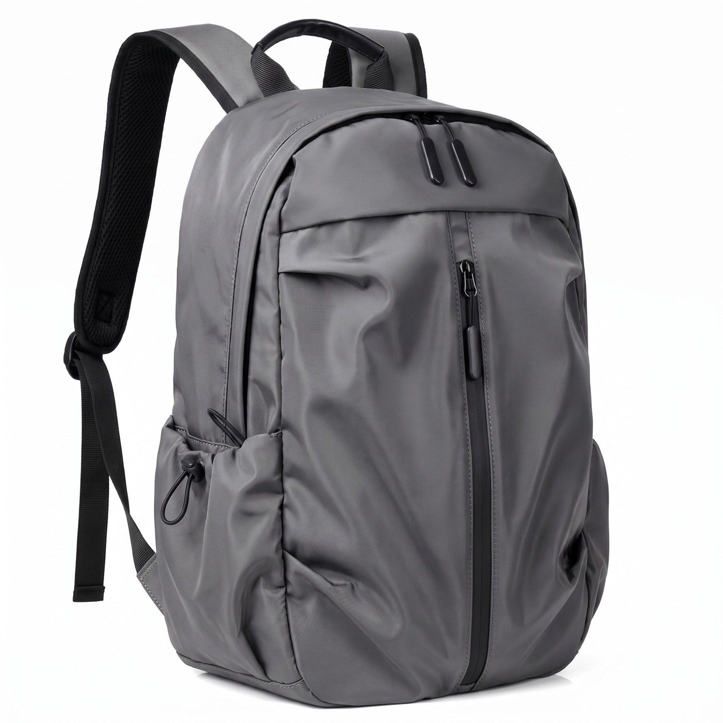 Multi-Pocket Commuter Travel Backpack with Padded Straps and Side Pockets