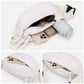 Crossbody Sling Bag with Adjustable Strap Zip Closure and Braided Pull