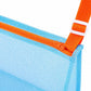 Mesh Beach Shoulder Bag with Adjustable Strap Zip Top Lightweight See Through Tote for Pool Travel