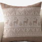 Decorative Throw Pillow 17.7*17.7 in Soft Cotton Blend Fabric for Living Room and Sofa